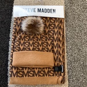 Steve Madden Scarf and Beanie set